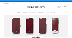 Desktop Screenshot of coque-exclusive.com