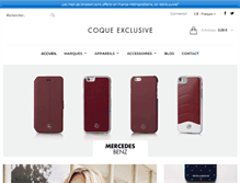 Tablet Screenshot of coque-exclusive.com